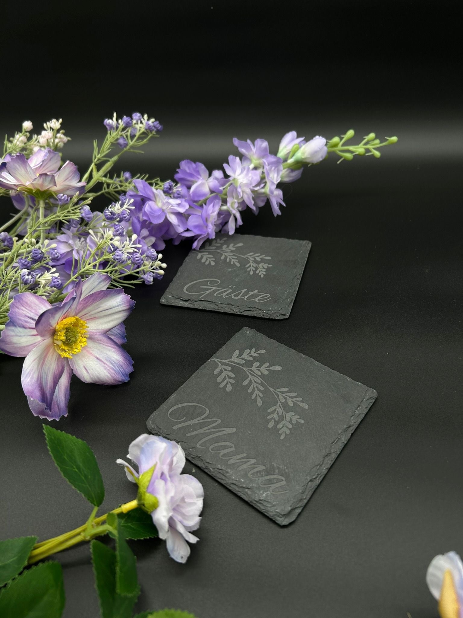 Personalisierte Schieferplatten mit Gravur – Text & Bild individuell gestalten