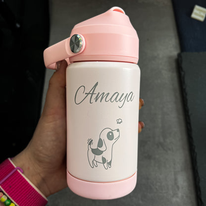 pinke Thermoflasche