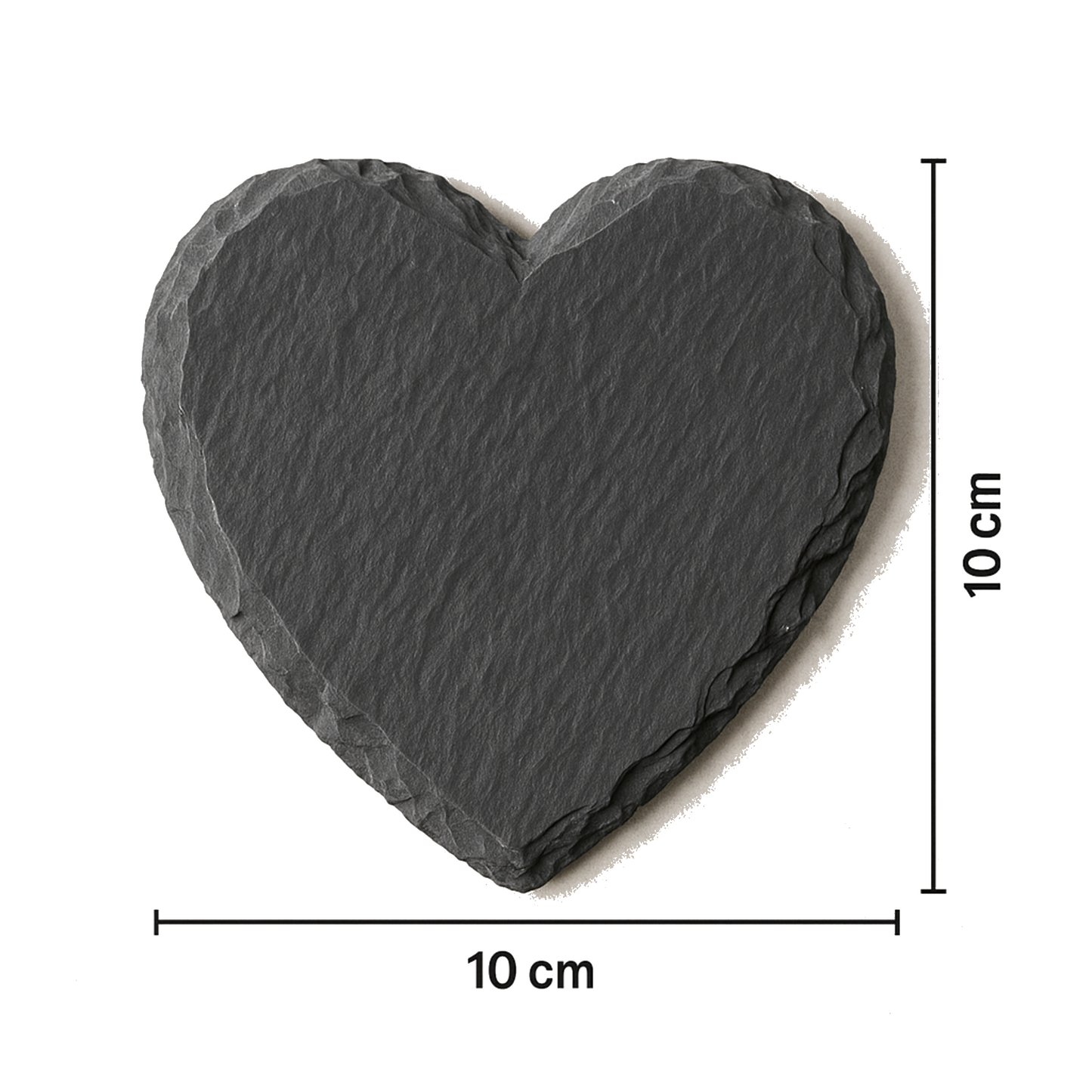 10x10cm herz Untersetzer