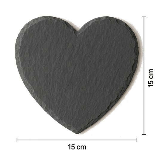 15x15cm herz Untersetzer